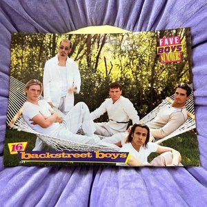 OCTOBER 1999 16 MAGAZINE‎ BACKSTREET BOYS MAGAZINE PAGE